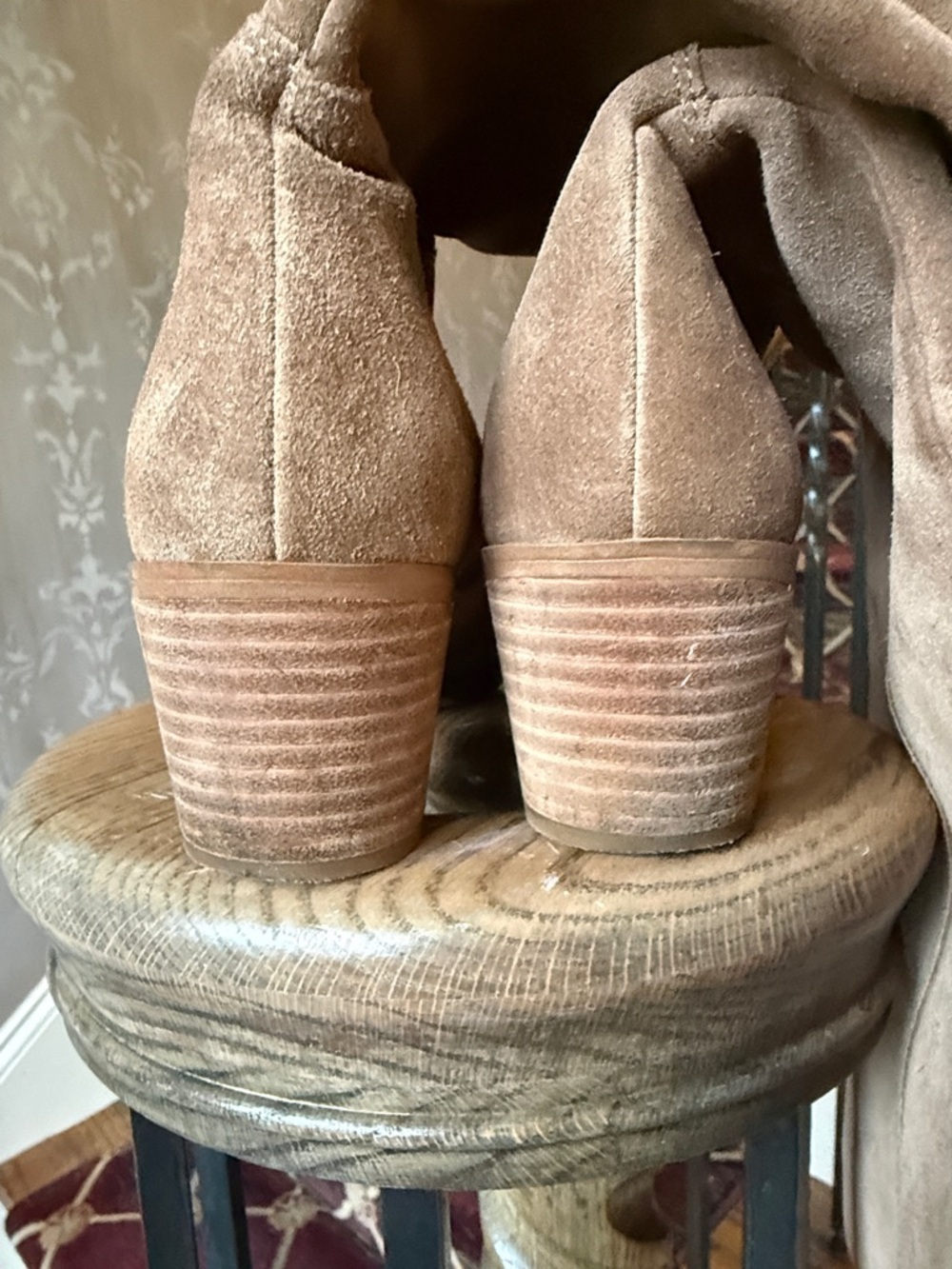 FRANCO SARTA SHARONA ladies, tall suede boots perfect condition size 7, Tan - Picture 7 of 11
